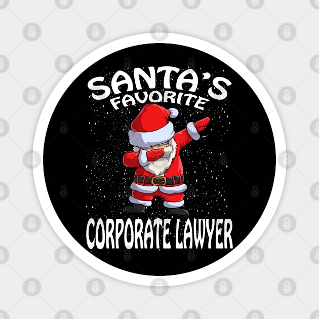 Santas Favorite Corporate Lawyer Christmas Magnet by intelus